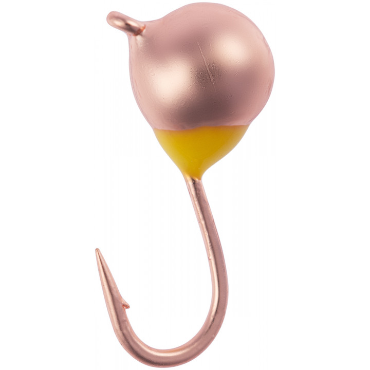 Мормышка вольфрамовая Viking Fishing Round+drop 0.18g 2.5mm Cu (1шт)