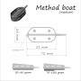 Годівниця Orange Boat Flat Method 50g