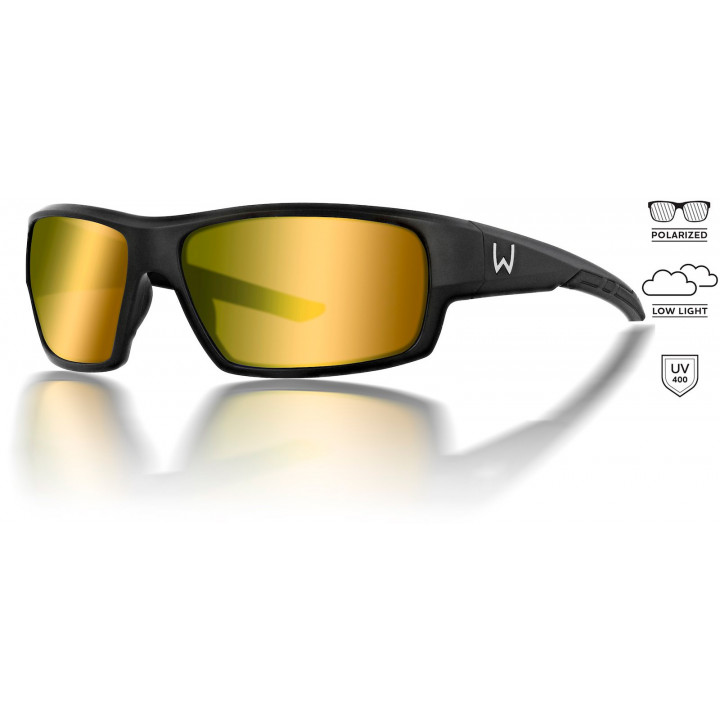 Окуляри Westin W6 Sport 10 Matte Black - LB Yellow AR Blue Filter Cat.2