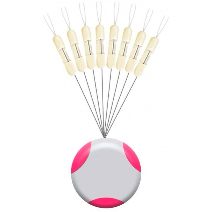 Разветвитель поводков Herabunafishing 8шт силикон белый