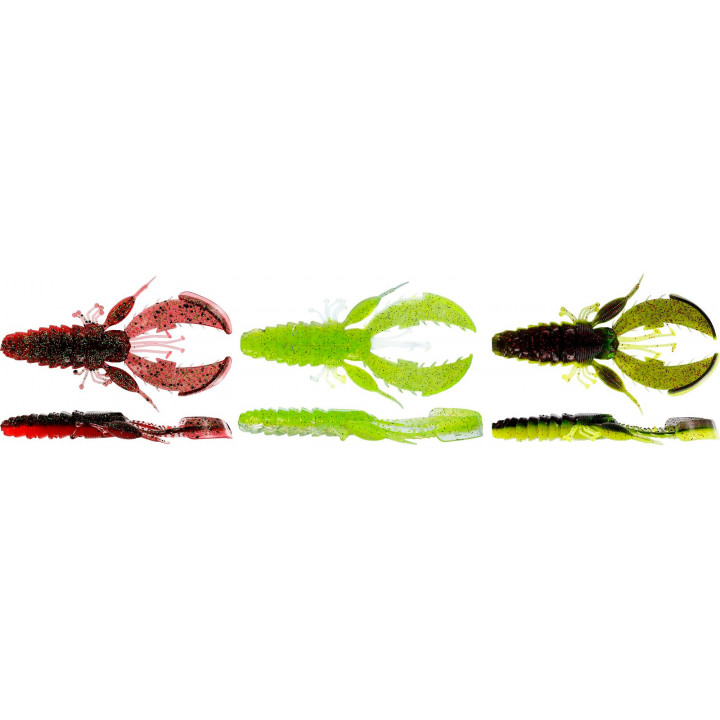 Силікон Westin CreCraw Creaturebait 8.5cm 7g Dark Water Mix 25 (5шт/уп)