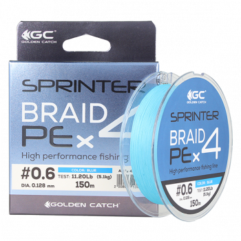 Шнур GC Sprinter PE X4 150м Blue