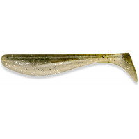 Силикон FishUp Wizzle Shad 5" (4шт) #202 - Green Pumpkin/Pearl