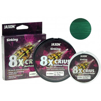 Шнур Jaxon Crius 8x Method Feeder Sinking 0.10mm 10m