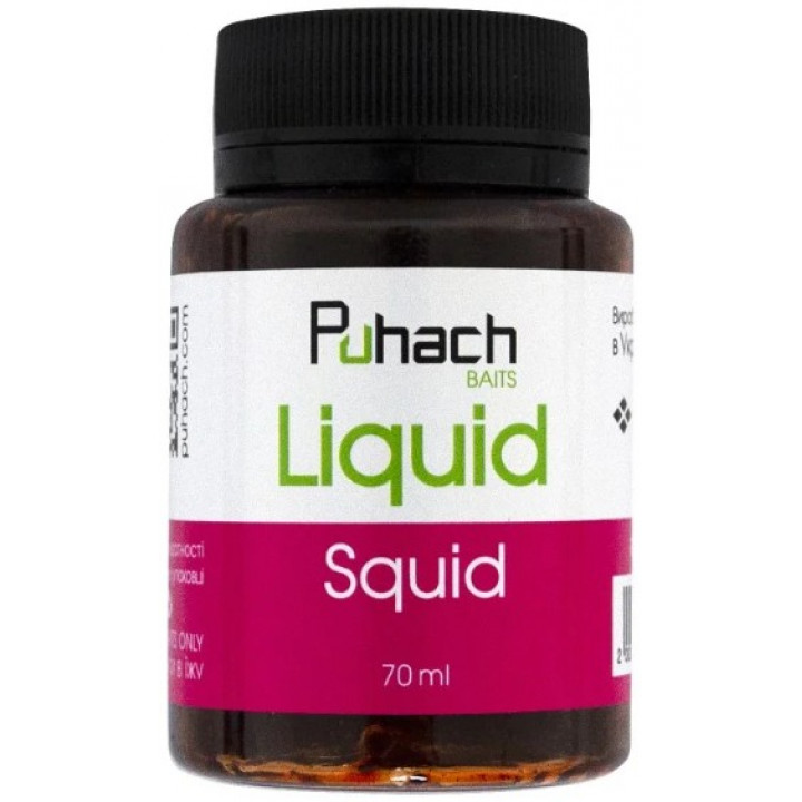 Ликвид Puhach Baits Liquid 70 ml - Squid (Кальмар)