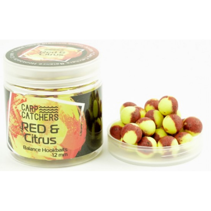 Бойли Carp Catchers Balance Hookbaits Red-Citrus 12mm