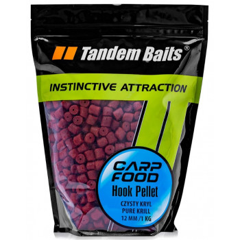 Пеллетс Tandem Baits Hook Pellet 1kg Black Halibut / Чорний Палтус