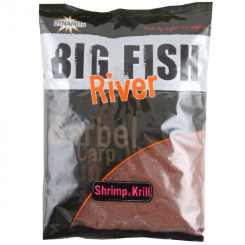 Підгодовування Dynamite Baits Big Fish River Groundbaits Shrimp & Krill 1.8kg
