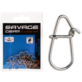 Застежка Savage Gear Salt Round Snaps XS (15шт)
