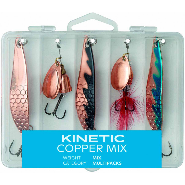 Набор Блесен Kinetic Copper Mix 5шт