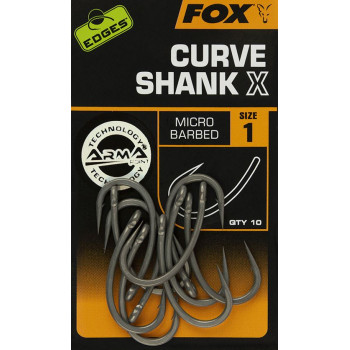 Крючки Fox Edges Curve Shank X size 1