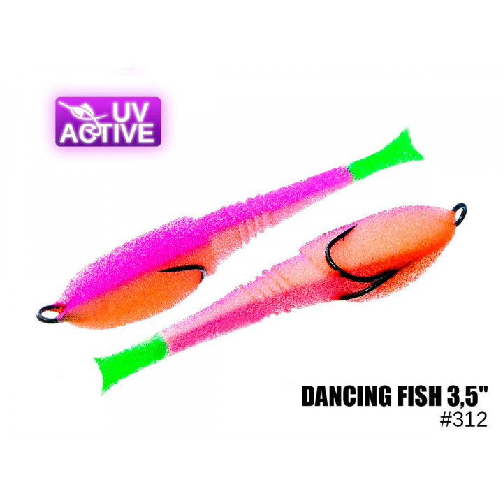 Поролоновая приманка ПрофМонтаж Dancing Fish 3.5" #312