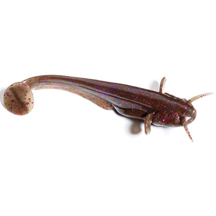 Силікон FishUp Catfish 3 "8шт # 050 Green Pumpkin Brown Red & Purple