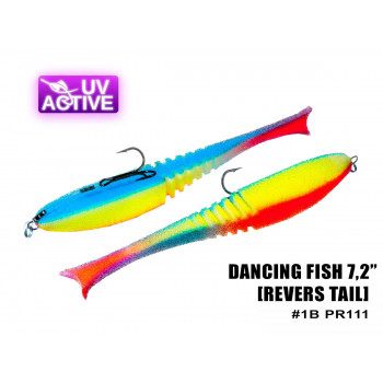 Поролоновая рыбка ПрофМонтаж Dancing Fish 7.2" (reverse tail) #111