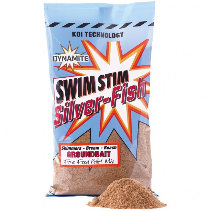 Прикормка Dynamite Baits Swim Stim Commercial Silver Fish Groundbait  900g