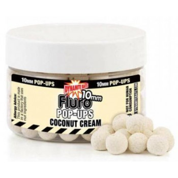 Бойли Dynamite Baits Pop-Ups Fluro Coconut Cream 10 mm