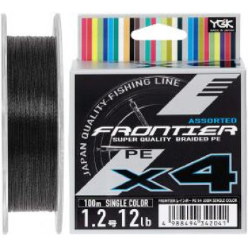 Шнур YGK Frontier X4 Assorted Single Color 100m #0.8
