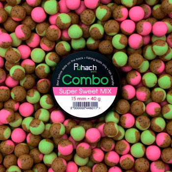 Бойли Puhach Baits Combo 15mm - Super Sweet MIX (Супер Солодкий Мікс)