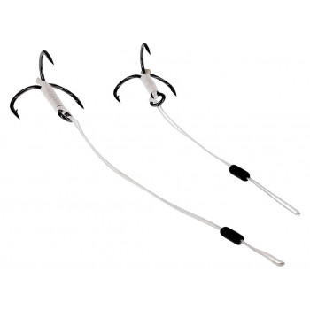 Оснастка Westin Braided Stinger Adjustable 10.5cm 0.38mm #4 (2шт)