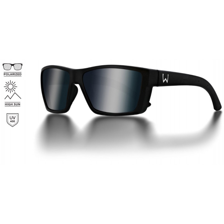 Очки Westin W6 Street 100 Matte Black - LB Smoke LM Silver Flash AR Blue