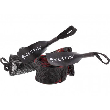 Чехол Westin Rod Cover Casting Trigger split rod up to 8'6"/255cm Black/Silver D-3cm L-80cm
