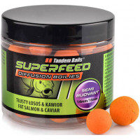 Бойлы Tandem Baits Super Feed Diffusion Boilies 14mm/16mm Mix 90g Fat Salmon & Caviar