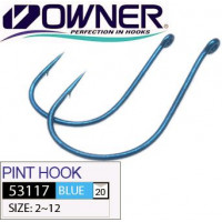 Крючок Owner 53117 Pint Hook №4 Blue 10шт