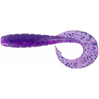 Силикон FishUp Mighty Grub 4.5" (4шт) #014 - Violet/Blue