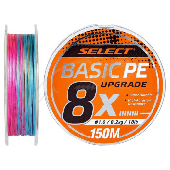 Шнур Select Basic PE 8x 150m (мульти.) #0.6/0.10mm 12lb/5.5kg