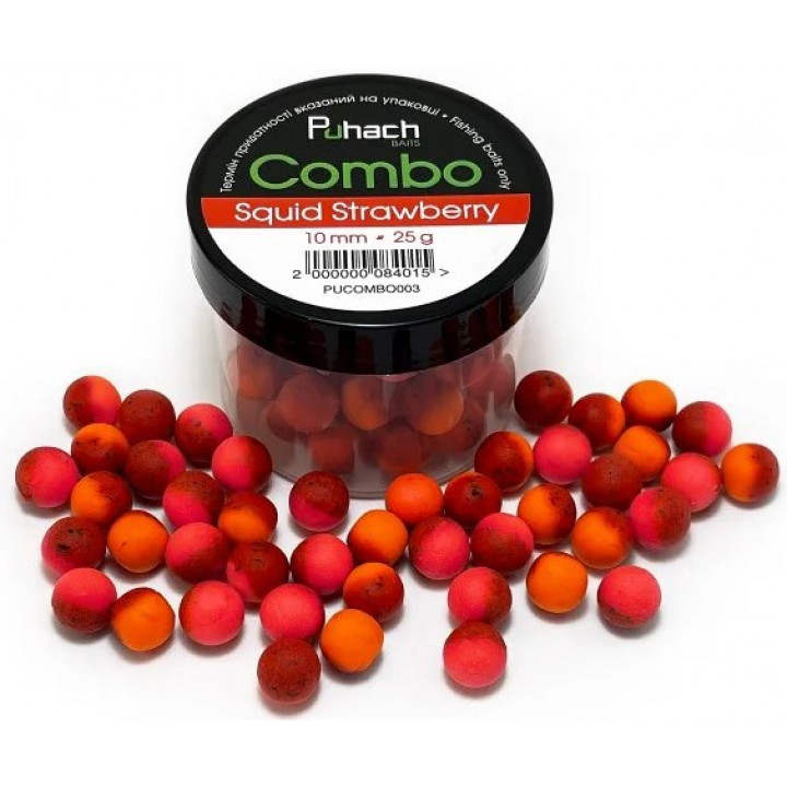 Puhach Baits Combo 10mm - Squid Strawberry