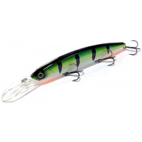 Воблер Deps Balisong Minnow Long Bill 130SF 26.5g #Perch2 (Green Perch)