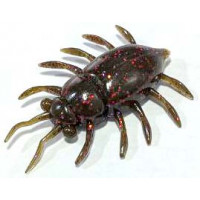 Силикон FishUp Maybug 1.3" (5шт) #050 - Green Pumpkin Brown/Red & Purple