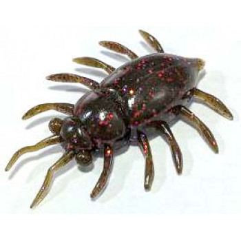 Силикон FishUp Maybug 1.3" (5шт) #050 - Green Pumpkin Brown/Red & Purple