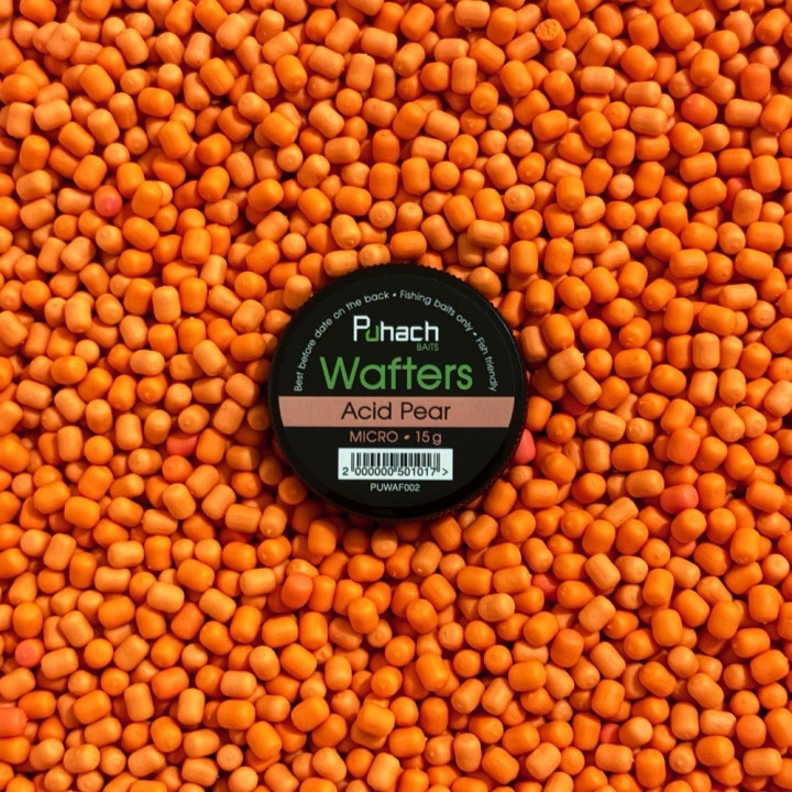 Бойлы Puhach Baits Wafters Micro 3.8x6mm - Acid Pear (Кислая груша)