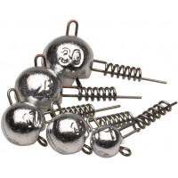 Штопор Kinetic Jighead Screw In 10g Zinc 4шт