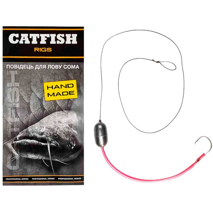 Плавающий поводок ProfMontazh Catfish для ловли сома (1 крючок)