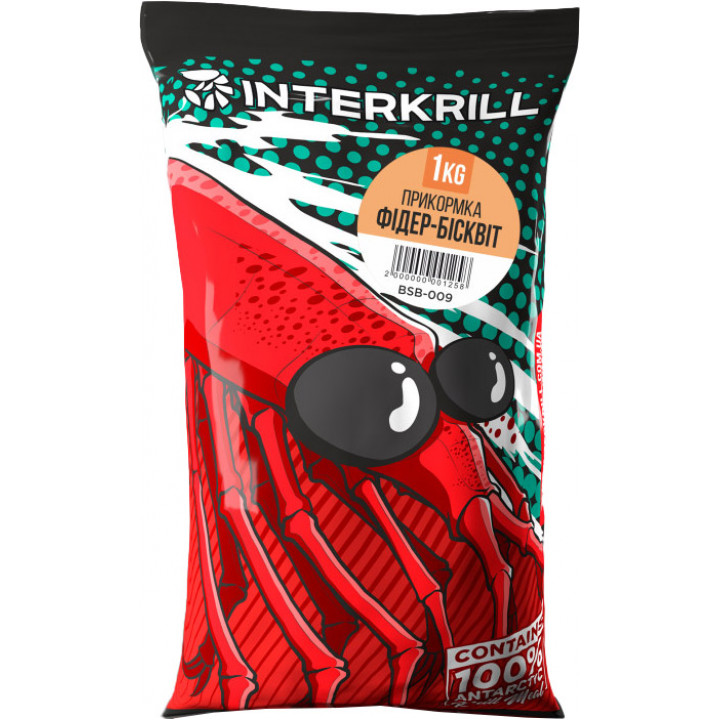 Прикормка INTERKRILL Feeder Classic Feeder Универсальная-Бисквит 1kg