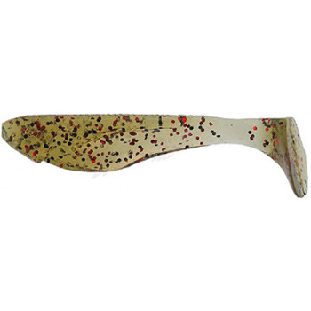 Силікон FishUp Wizzy 1.5 "10шт # 045 Green Pumpkin Red & Black