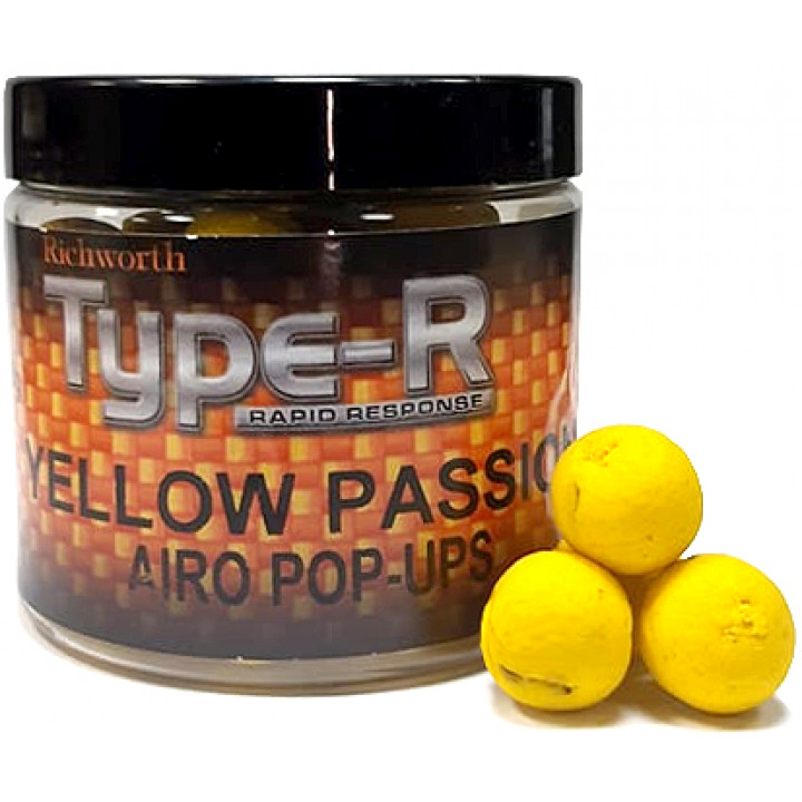Бойли плаваючі Richworth Airo Pop-UPS 15mm Yellow Passion Type R