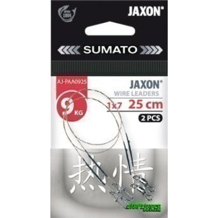Поводок Jaxon SUMATO 1х7 20cm 9kg 2шт