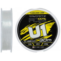Флюорокарбон Favorite U1 FC 30m #0.8/0.148mm 3.6lb/1.65kg