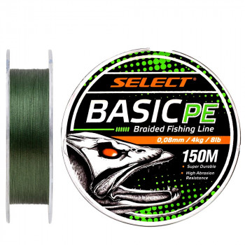 Шнур Select Basic PE Dark Green 150m 0.04mm