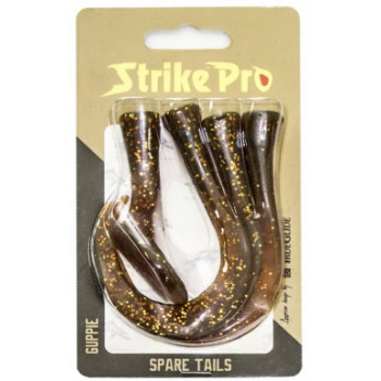 Хвост силиконовый Strike Pro Guppie Jr 110S(4шт) MOG NEW