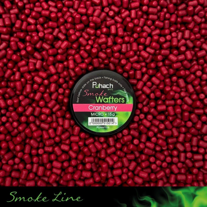 Бойлы Puhach Baits Wafters Smoke MINI - Cranberry (Клюква)
