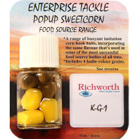 Искусственные ароматизированные насадки Enterprise Tackle Corn K-G-1 Yellow/Brown