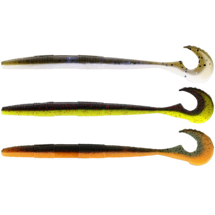 Силикон Westin Swimming Worm 13cm 5g Dark Water Mix 7 (5шт/уп)
