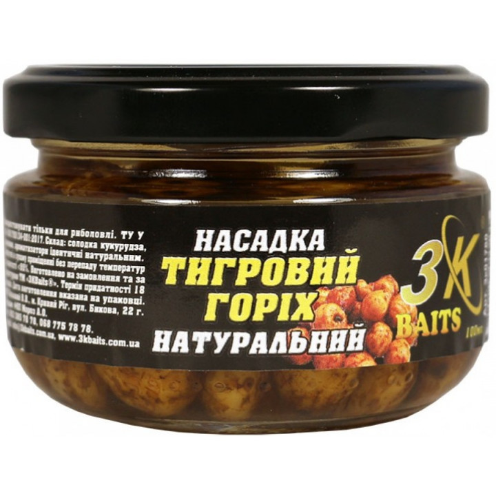 Насадка 3KBaits "Тигровый орех" Premium Натуральный 100ml