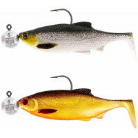 Силикон Westin Ricky the Roach R 'N R 7cm 5g #3/0 Dark Water Mix 4 2шт/уп 2025