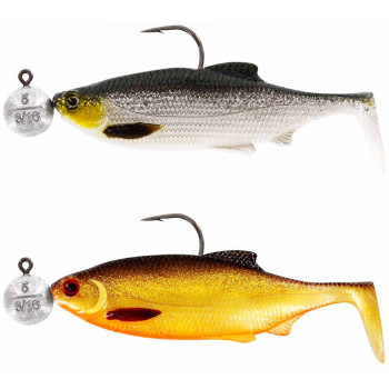 Силикон Westin Ricky the Roach R 'N R 7cm 5g #3/0 Dark Water Mix 4 2шт/уп 2025