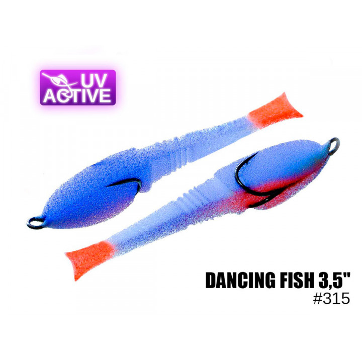 Поролоновая приманка ПрофМонтаж Dancing Fish 3.5" #315